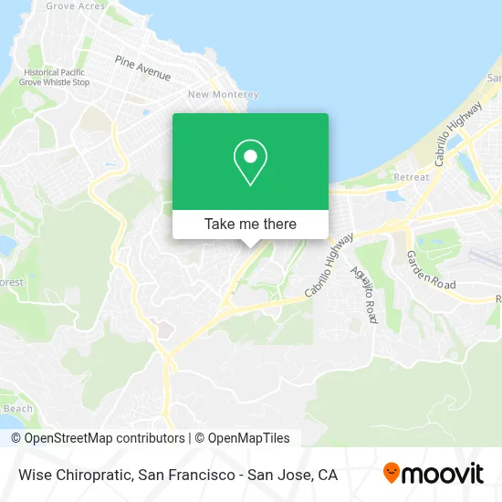 Wise Chiropratic map