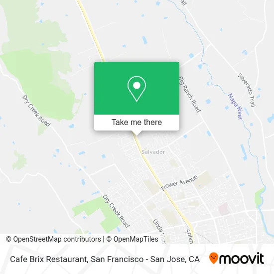 Cafe Brix Restaurant map