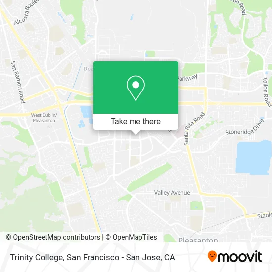 Trinity College map