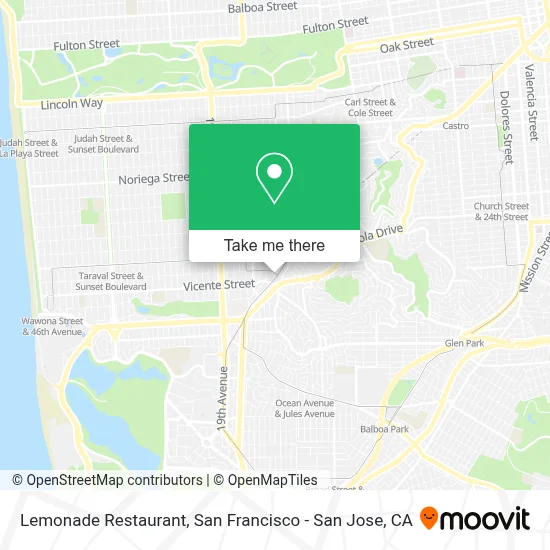 Lemonade Restaurant map