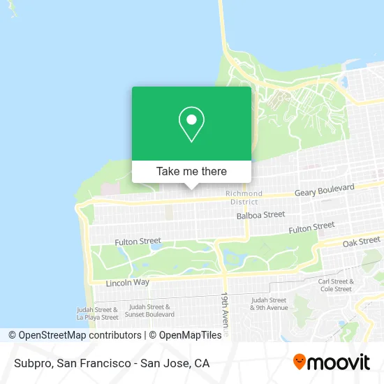 Subpro map