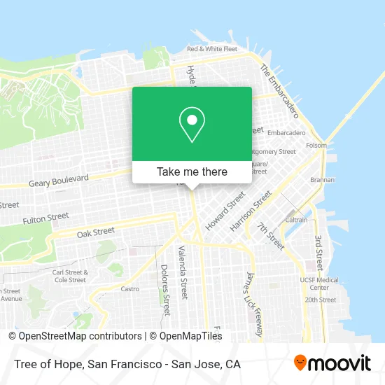 Tree of Hope map