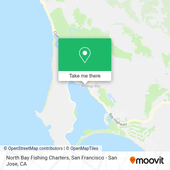 North Bay Fishing Charters map