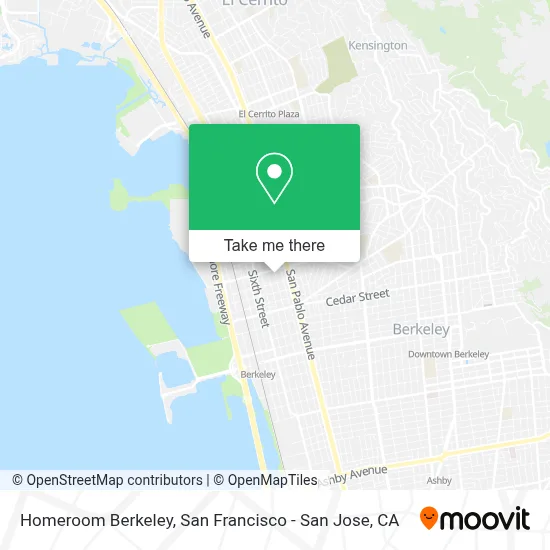 Homeroom Berkeley map