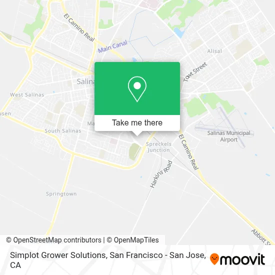 Simplot Grower Solutions map