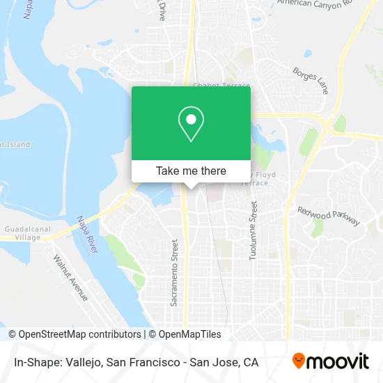 In-Shape: Vallejo map