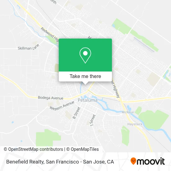 Benefield Realty map