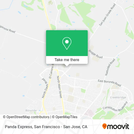 Panda Express map