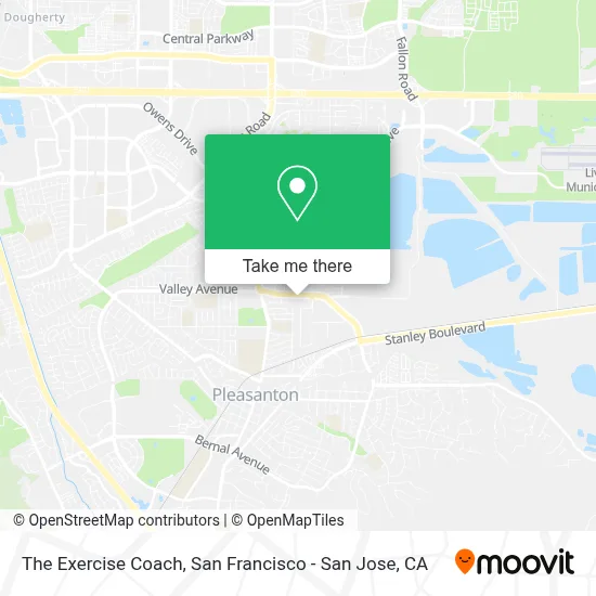 The Exercise Coach map