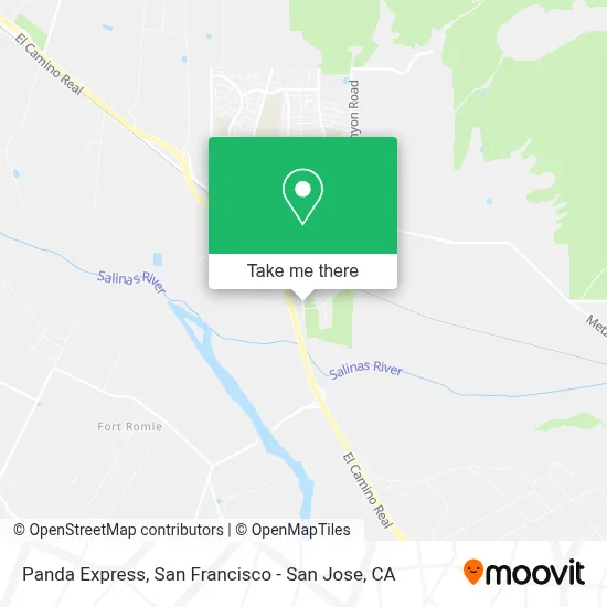 Panda Express map