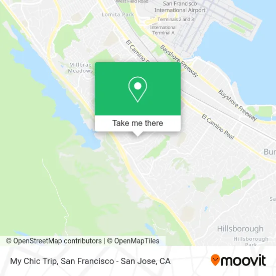 My Chic Trip map