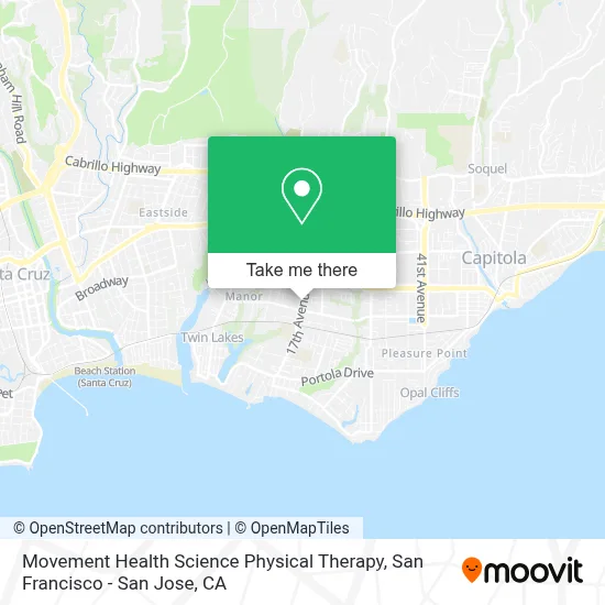 Movement Health Science Physical Therapy map