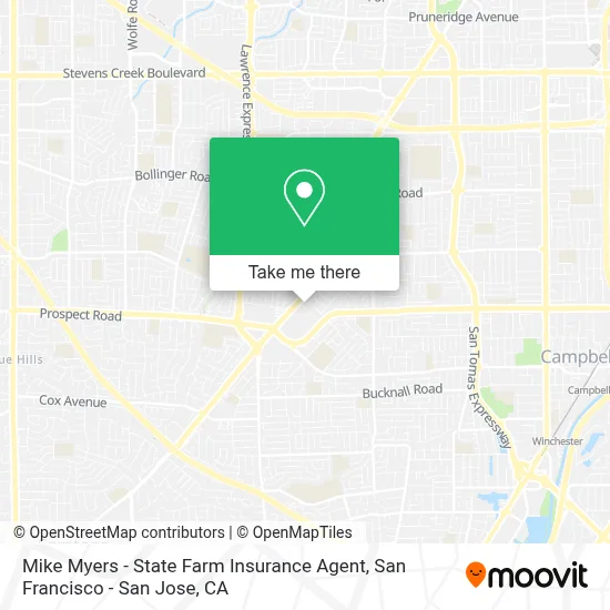 Mike Myers - State Farm Insurance Agent map
