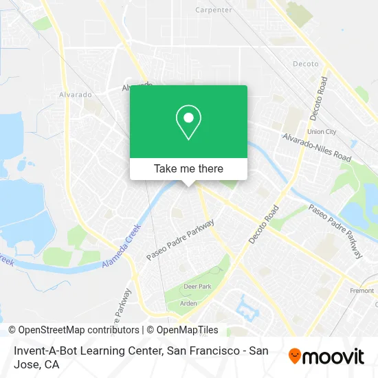Invent-A-Bot Learning Center map
