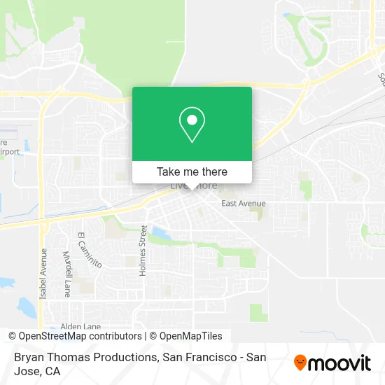 Bryan Thomas Productions map