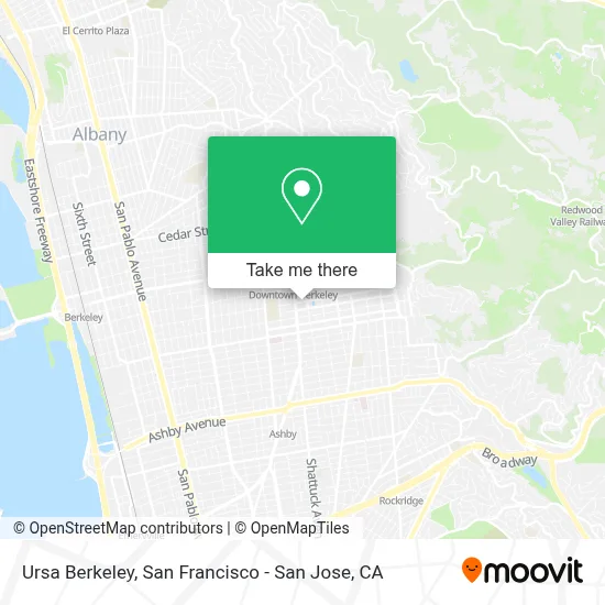 Ursa Berkeley map