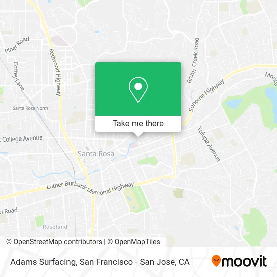 Adams Surfacing map