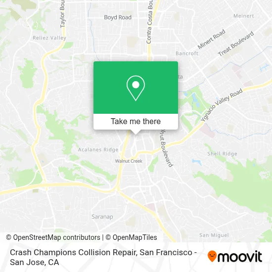Crash Champions Collision Repair map