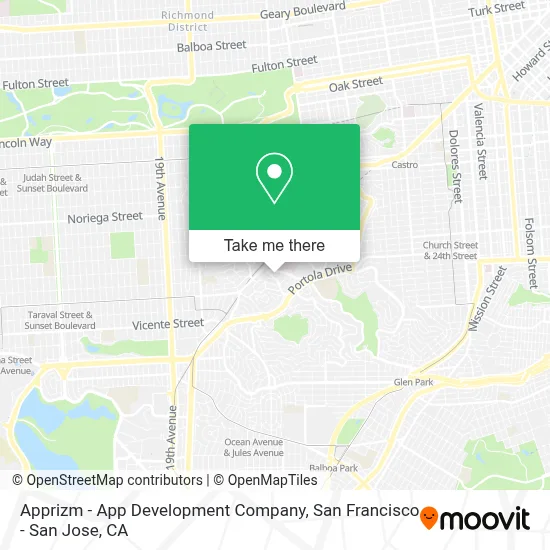 Apprizm - App Development Company map