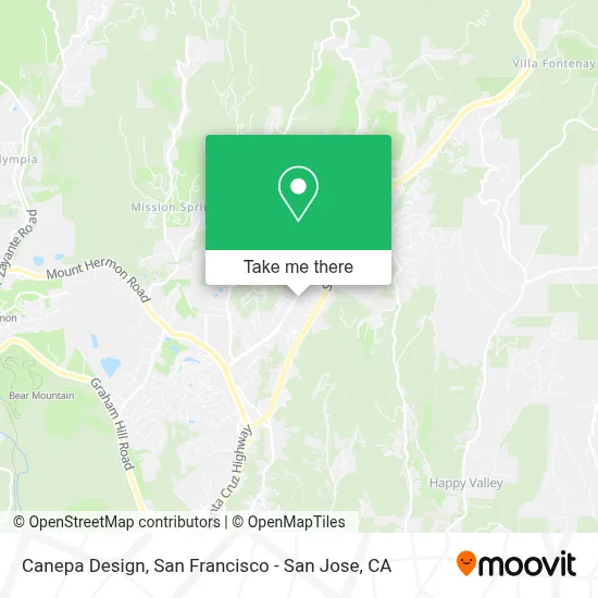 Canepa Design map