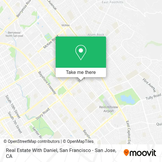 Real Estate With Daniel map