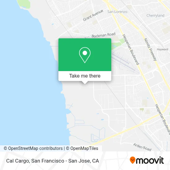 Cal Cargo map