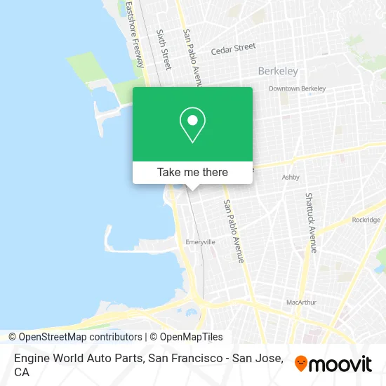 Engine World Auto Parts map