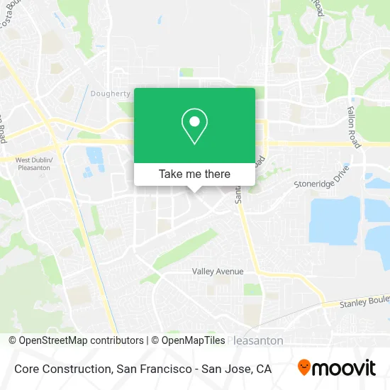Core Construction map