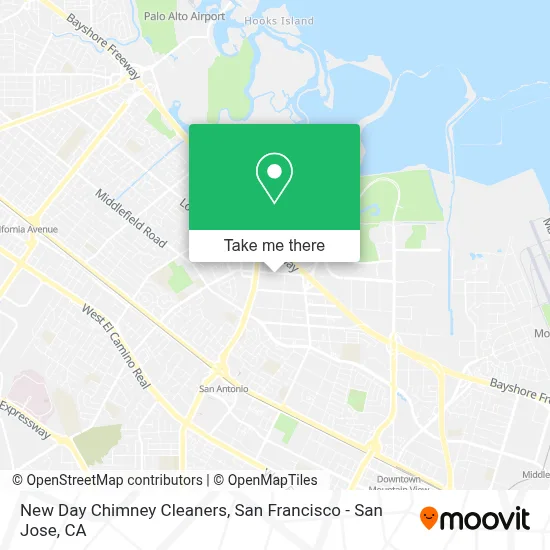 New Day Chimney Cleaners map