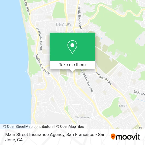 Main Street Insurance Agency map
