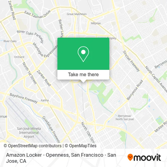 Amazon Locker - Openness map