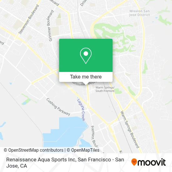 Renaissance Aqua Sports Inc map