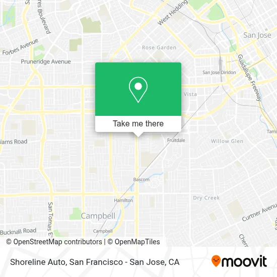 Shoreline Auto map