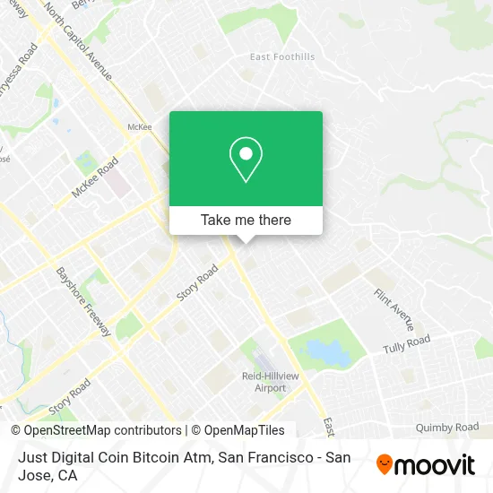 Just Digital Coin Bitcoin Atm map