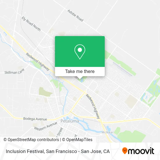 Inclusion Festival map
