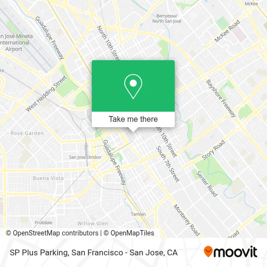 SP Plus Parking map