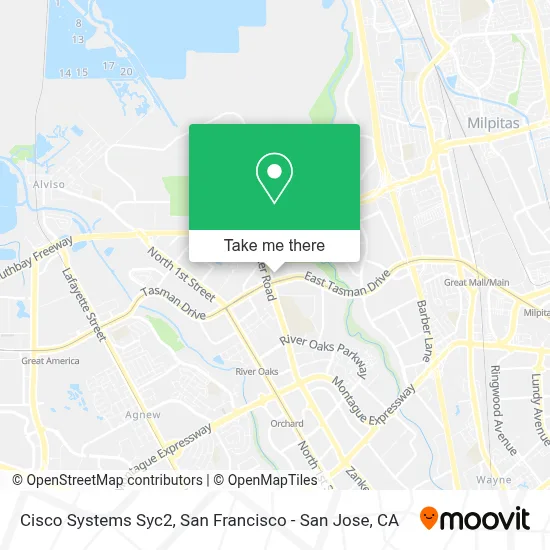 Cisco Systems Syc2 map