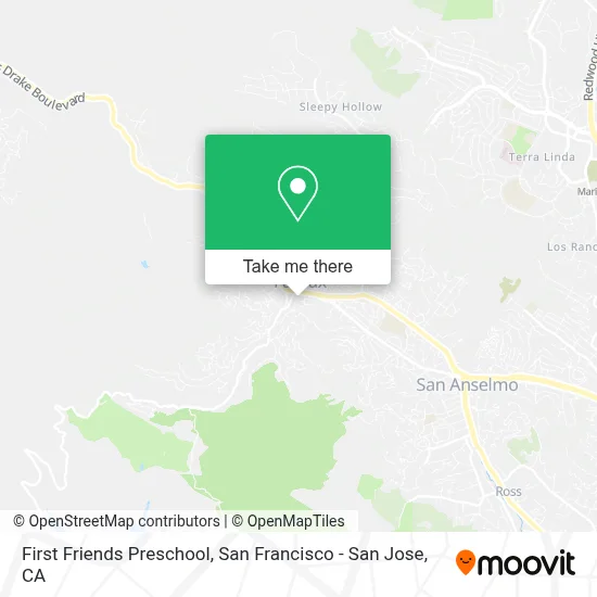 First Friends Preschool map