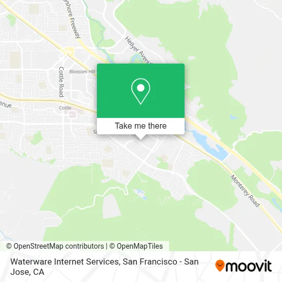 Waterware Internet Services map