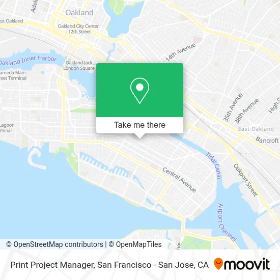 Print Project Manager map