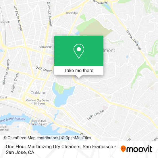 One Hour Martinizing Dry Cleaners map