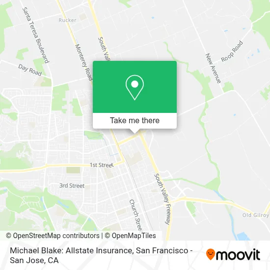 Michael Blake: Allstate Insurance map