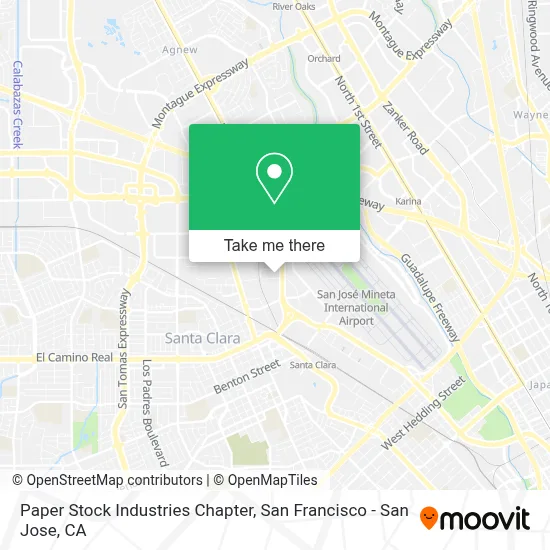 Paper Stock Industries Chapter map