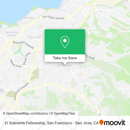 El Sobrante Fellowship map