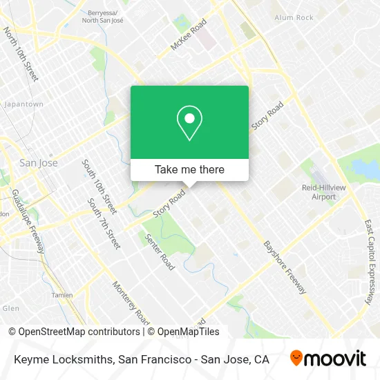 Keyme Locksmiths map