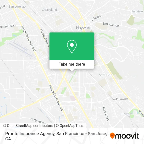 Pronto Insurance Agency map