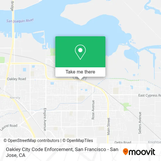 Oakley City Code Enforcement map