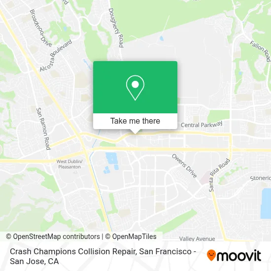 Crash Champions Collision Repair map