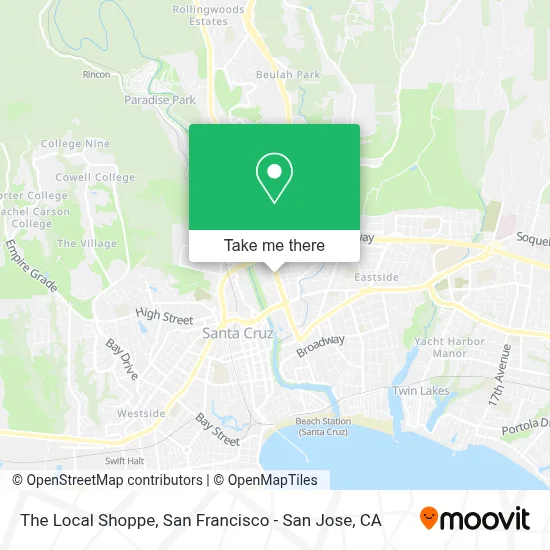The Local Shoppe map
