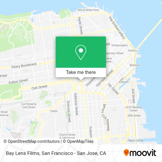 Bay Lens Films map